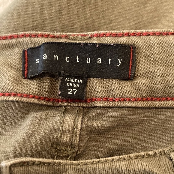 Sanctuary Ace utility skinny cargo pants, size 27 - Picture 3 of 7